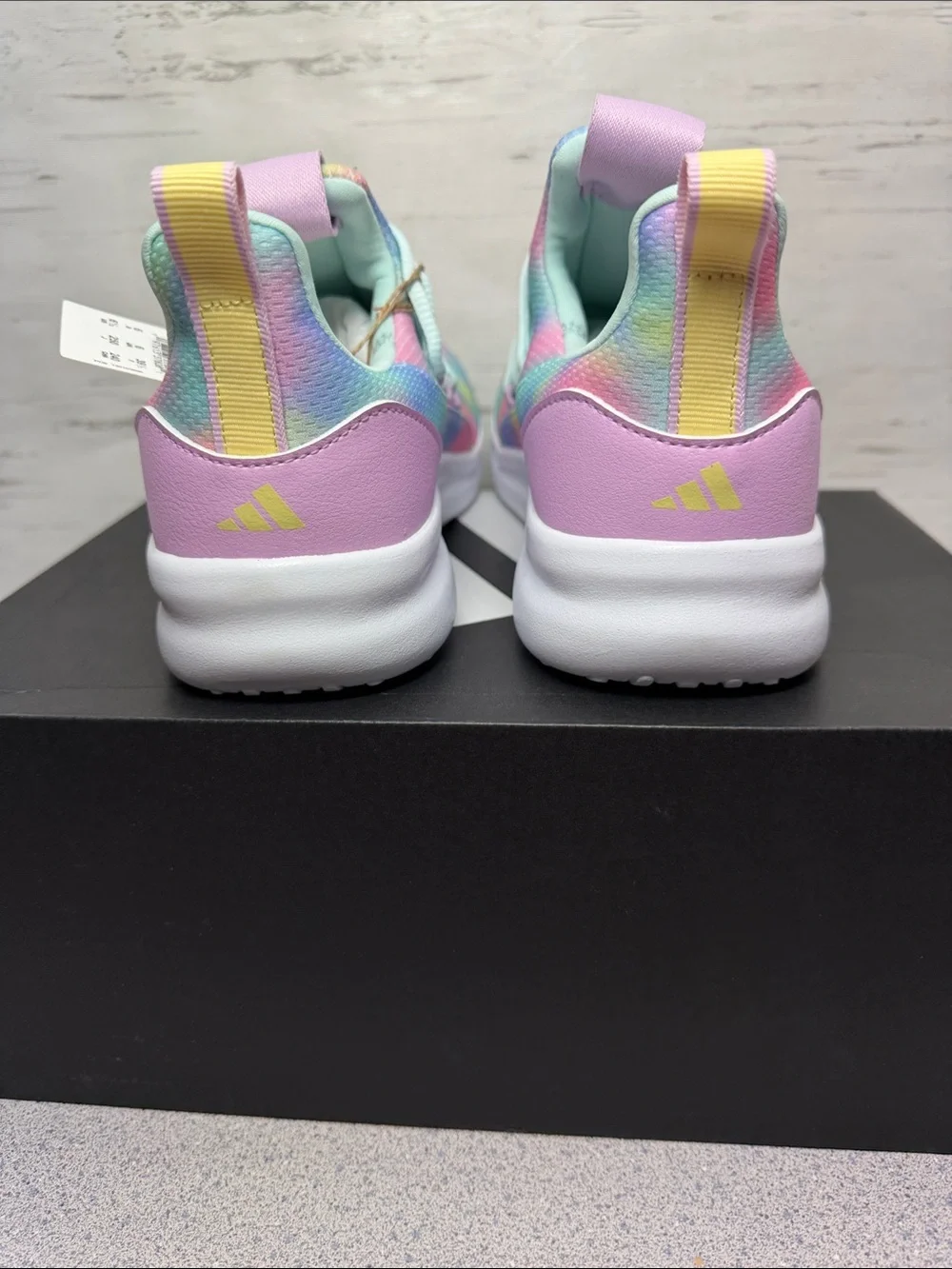 adidas Women's Pastel Tie-Dye Slip-On Sneakers - Mint, Pink, Yellow, Blue